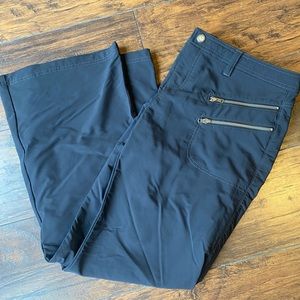 Athleta Winter Snow Ski Pants Black Size 14 EUC